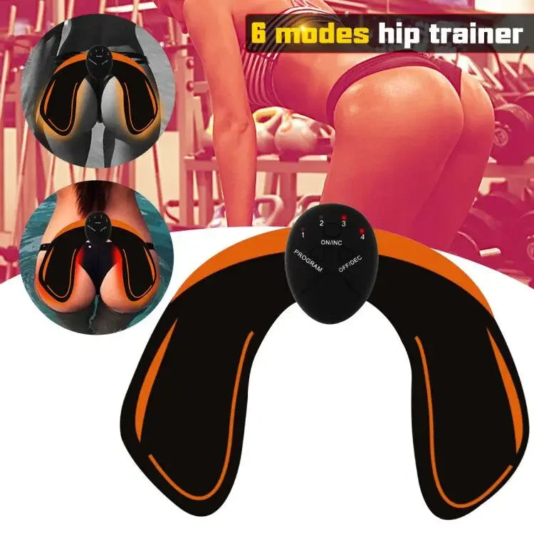 USB Rechargeable Wireless EMS Muscle Stimulator ABS Abdominal Muscle Trainer Body Fitness Hip Trainer Shaping Patch