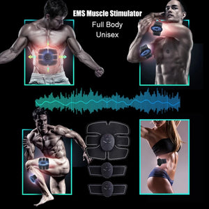 USB Rechargeable Wireless EMS Muscle Stimulator ABS Abdominal Muscle Trainer Body Fitness Hip Trainer Shaping Patch